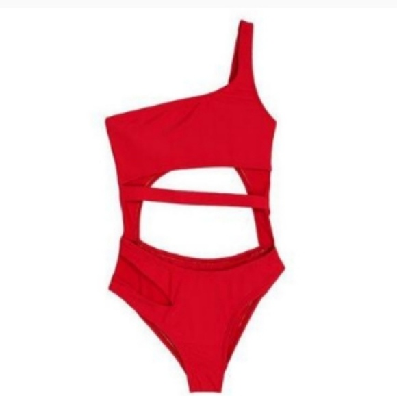ris-k Other - Red one piece monokini